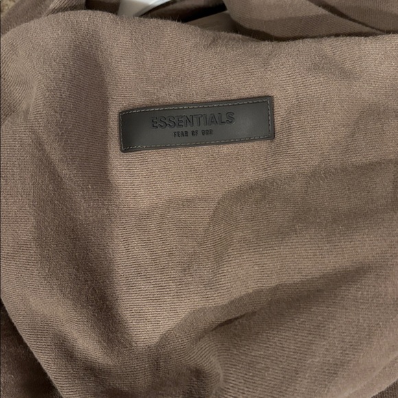 Essentials Fear of God Men's Gray Hoodie Sweater - Picture 4 of 6